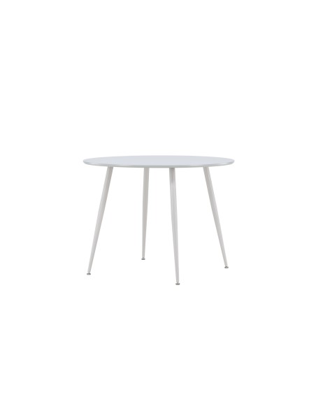 Runt matbord Plaza, Ø100 cm, Grå