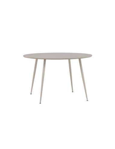 Runt matbord Plaza, Ø120 cm, Beige