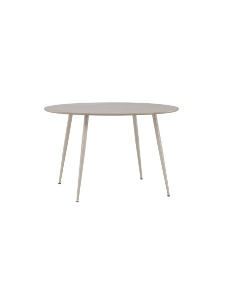 Runt matbord Plaza, Ø120 cm, Beige