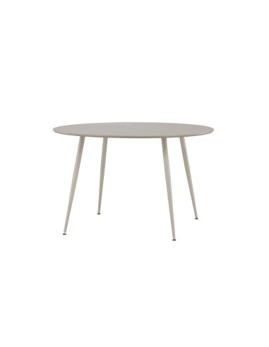 Runt matbord Plaza, Ø120 cm, Beige