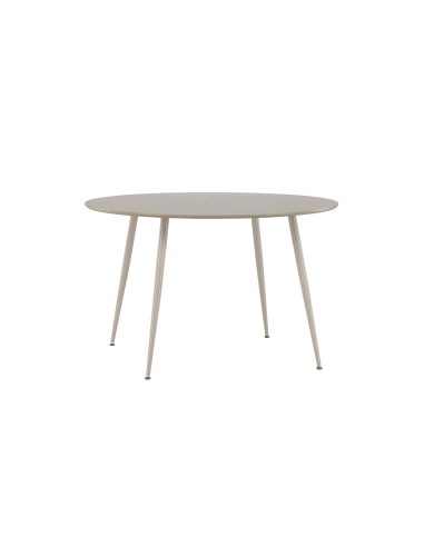 Runt matbord Plaza, Ø120 cm, Beige