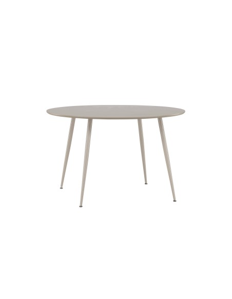 Runt matbord Plaza, Ø120 cm, Beige