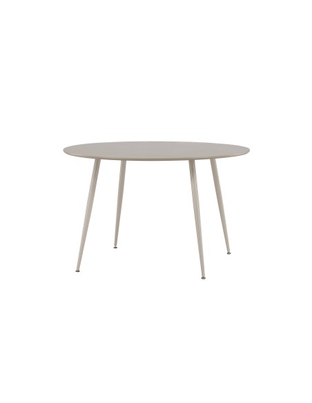 Runt matbord Plaza, Ø120 cm, Beige