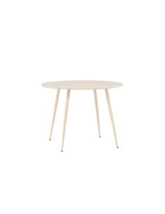 Runt matbord Plaza, Ø100 cm, Vitlaserad 2
