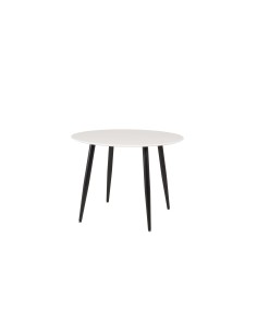 Runt matbord Plaza, Ø100 cm, Vit