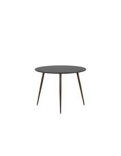 Runt matbord Plaza, Ø100 cm, Svart 2
