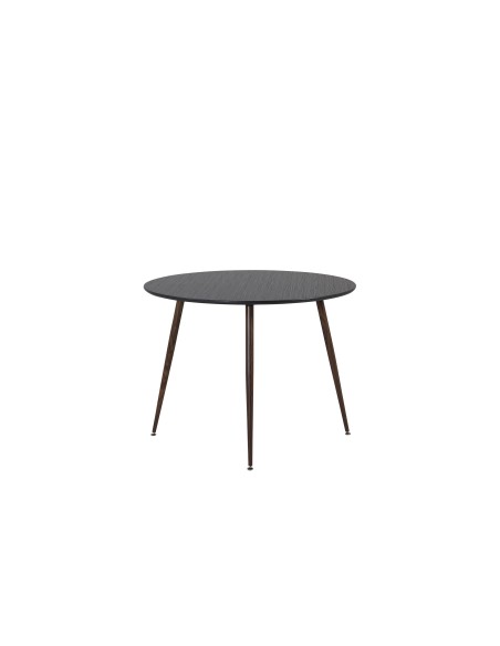Runt matbord Plaza, Ø100 cm, Svart