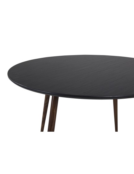 Runt matbord Plaza, Ø100 cm, Svart