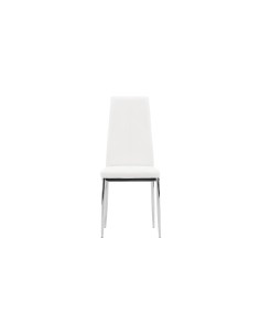 Matstol Pastill, Vit/Silver