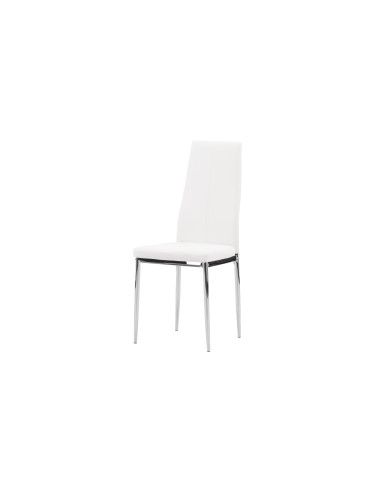 Matstol Pastill, Vit/Silver