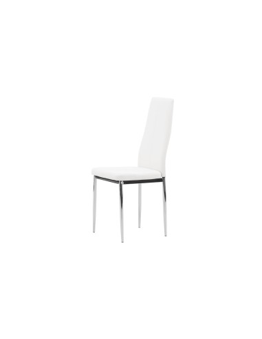 Matstol Pastill, Vit/Silver