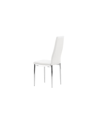 Matstol Pastill, Vit/Silver