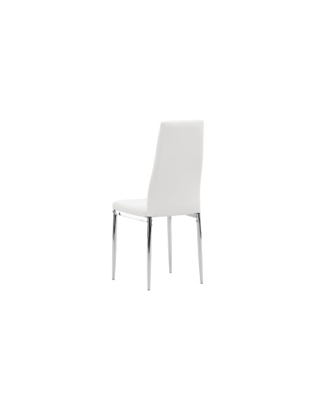 Matstol Pastill, Vit/Silver