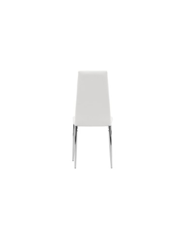 Matstol Pastill, Vit/Silver
