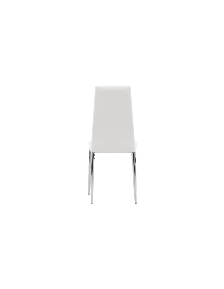 Matstol Pastill, Vit/Silver