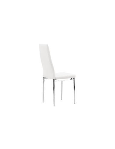 Matstol Pastill, Vit/Silver