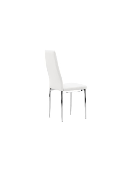 Matstol Pastill, Vit/Silver