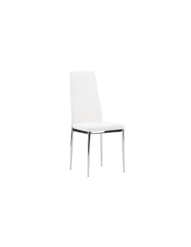 Matstol Pastill, Vit/Silver