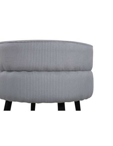 Fåtölj Pot Ottoman / Puff, Grå