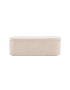 Fåtölj Potenza Ottoman, 50 × 130 cm, Offwhite