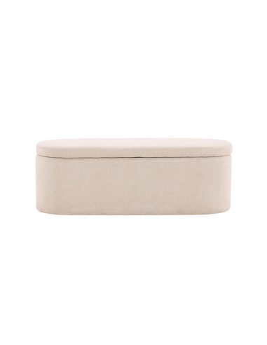Fåtölj Potenza Ottoman, 50 × 130 cm, Offwhite