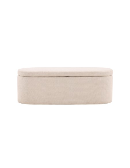 Fåtölj Potenza Ottoman, 50 × 130 cm, Offwhite