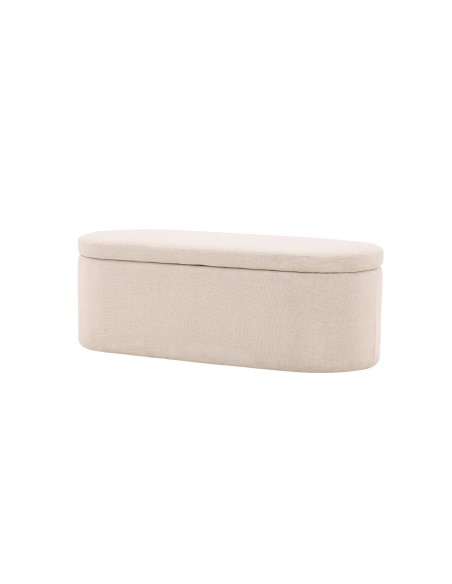 Fåtölj Potenza Ottoman, 50 × 130 cm, Offwhite