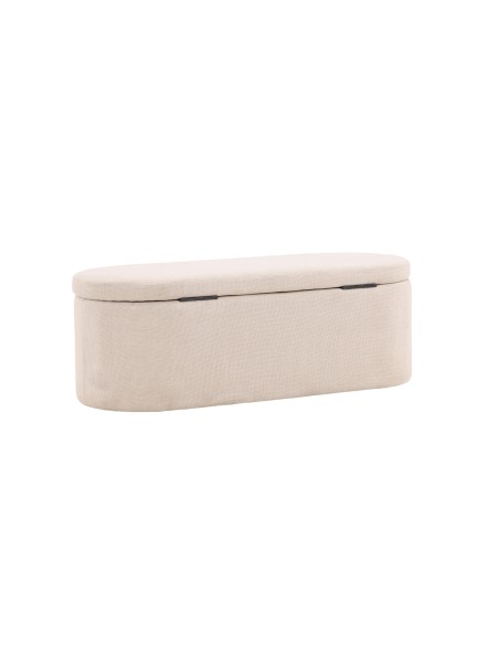Fåtölj Potenza Ottoman, 50 × 130 cm, Offwhite