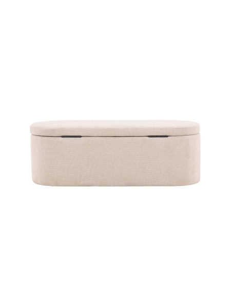 Fåtölj Potenza Ottoman, 50 × 130 cm, Offwhite