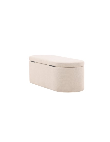 Fåtölj Potenza Ottoman, 50 × 130 cm, Offwhite