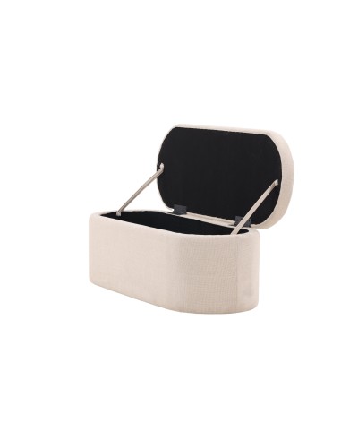 Fåtölj Potenza Ottoman, 50 × 130 cm, Offwhite