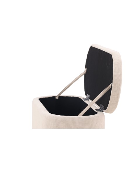 Fåtölj Potenza Ottoman, 50 × 130 cm, Offwhite