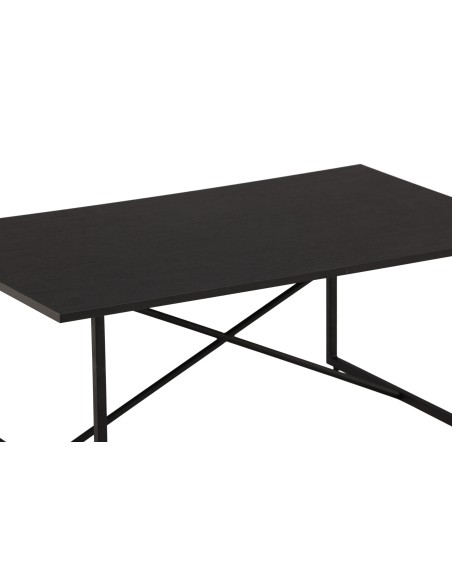 Soffbord Pryor, 110 × 70 cm, Svart