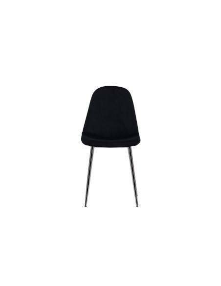 Matstol Polar, Svart/Silver
