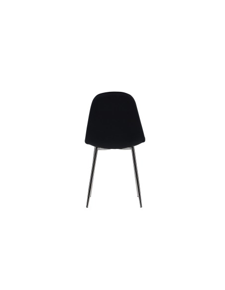 Matstol Polar, Svart/Silver