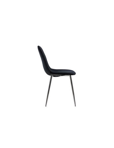 Matstol Polar, Svart/Silver