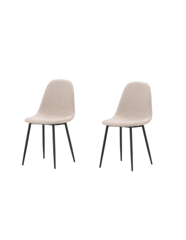 Matstol Polar, Beige/Svart