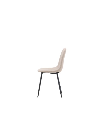 Matstol Polar, Beige/Svart