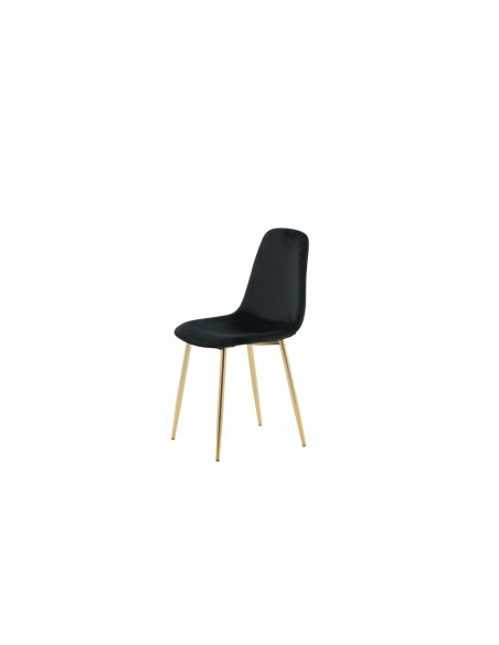 Matstol Polar, Svart/Guld