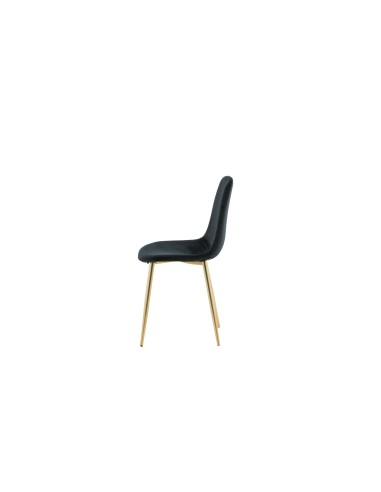 Matstol Polar, Svart/Guld