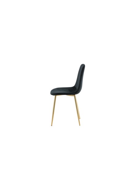 Matstol Polar, Svart/Guld