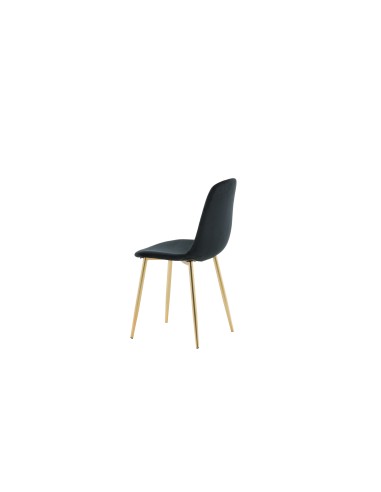 Matstol Polar, Svart/Guld