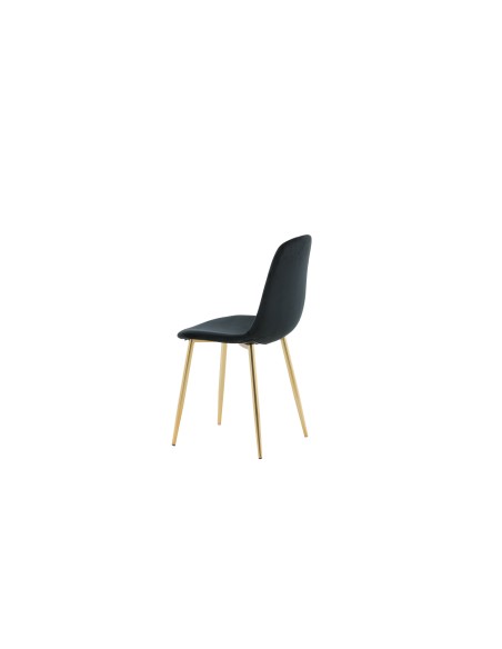 Matstol Polar, Svart/Guld