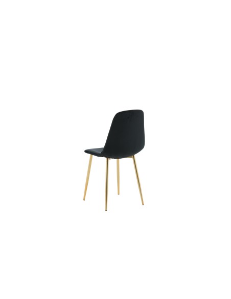 Matstol Polar, Svart/Guld