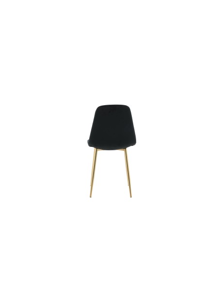 Matstol Polar, Svart/Guld