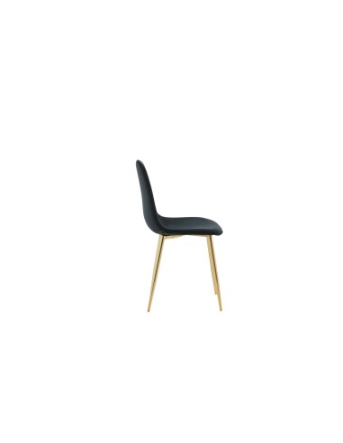 Matstol Polar, Svart/Guld