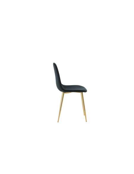 Matstol Polar, Svart/Guld