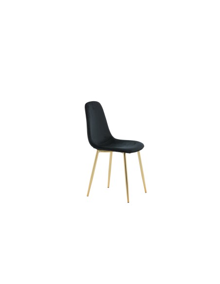 Matstol Polar, Svart/Guld