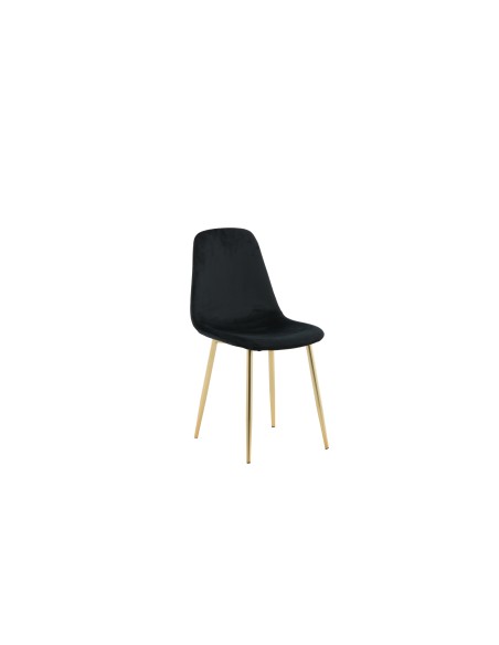 Matstol Polar, Svart/Guld