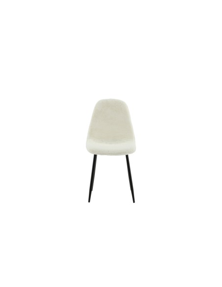Matstol Polar, Vit/Svart